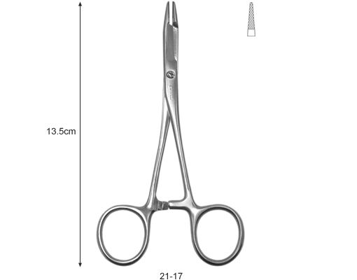 DC付剪刀付持針器