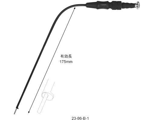 鏡視下用吸引管付神経根レトラクター